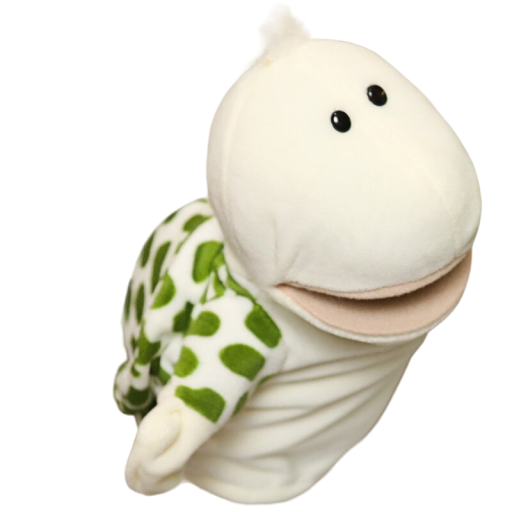 Marionnette en peluche tortue