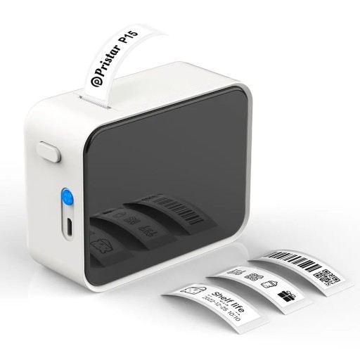 Marklife P15 bezdrôtová Bluetooth mini tlačiareň štítkov prenosná termálna tlačiareň samolepiacich etikiet bez atramentu iOS Android