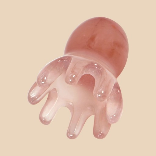 Masaje de pulpo de resina para un suave masaje del cuero cabelludo, 5 dientes para estimular el crecimiento del cabello y la relajación