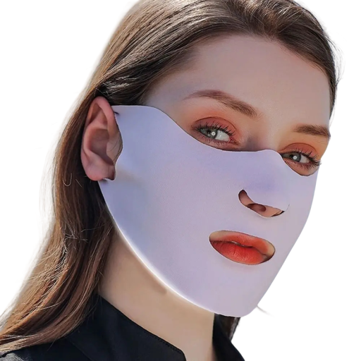 Masca de protecție de vară pentru față împotriva soarelui, masca din nylon respirabil și ușor pentru ciclism și activități în aer liber, protecția pielii