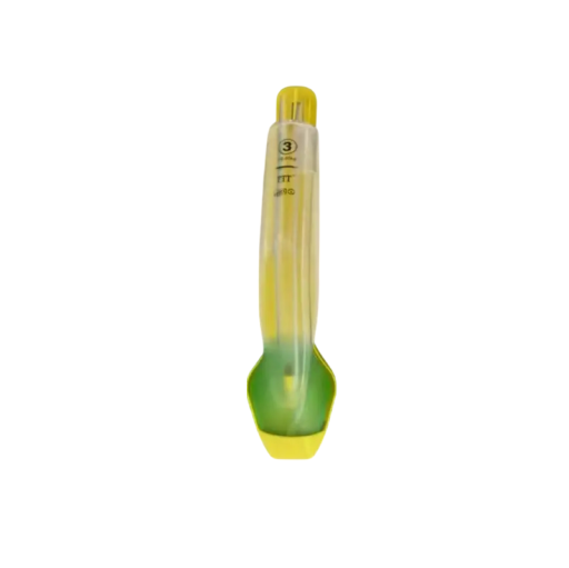 Masca laringiană Igel 3.0 nenaflabilă dispozitiv supraglotic galben-verde pentru pacienți 30–60 kg