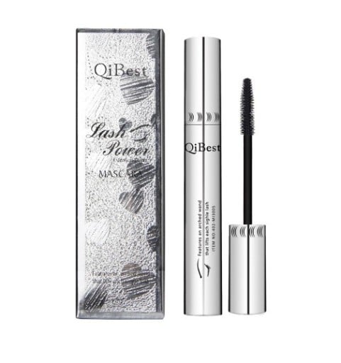 Mascara 3D imperméable pour des cils naturellement longs et volumineux Longue tenue Brosse épaisse pour une application facile Tube argenté brillant