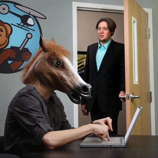 Máscara de caballo de Halloween