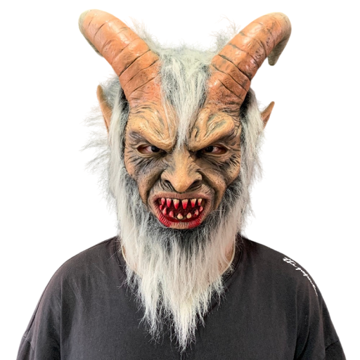 Máscara de diablo de Halloween