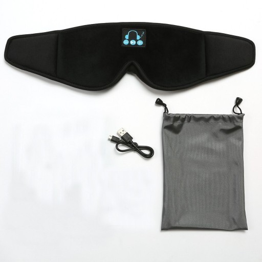 Máscara de dormir com auriculares bluetooth