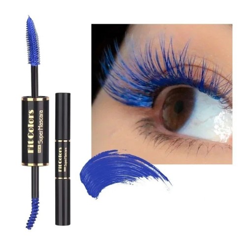 Máscara de pestañas de doble cara colorida para pestañas y cejas Máscara de pestañas de secado rápido y de larga duración en variantes de color