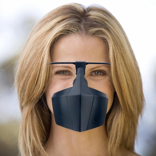 Máscara de proteção facial para moto