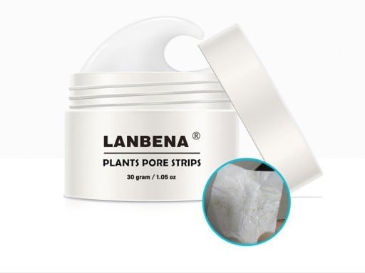 Máscara facial peel-off para pontos negros com papéis Limpeza de poros no nariz e nas bochechas Para todos os tipos de pele Embalagem 30 g e 60 papéis