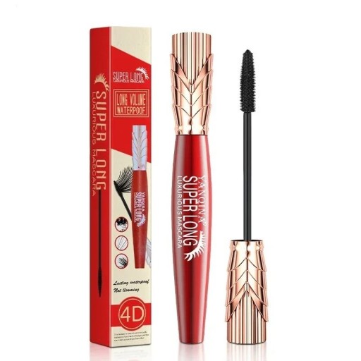 Mascara Noire Résistante aux Taches Mascara Résistante à la Transpiration Mascara Waterproof Allongeant les Cils