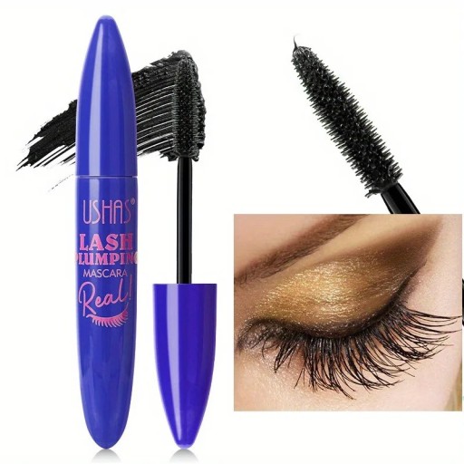 Mascara Volumizzante 20 g Mascara Nera con effetto di ispessimento 1,5× Pennello Preciso Allungamento delle ciglia Senza grumi Facile applicazione Struccabile