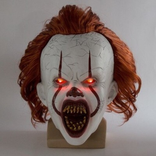 Maschera da clown di Halloween