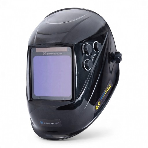 Maschera da saldatura autooscurante UN9K 4 sensori Campo visivo 100 x 97 mm Ottica True Color 1/1/1/1 Per ARC MIG e plasma