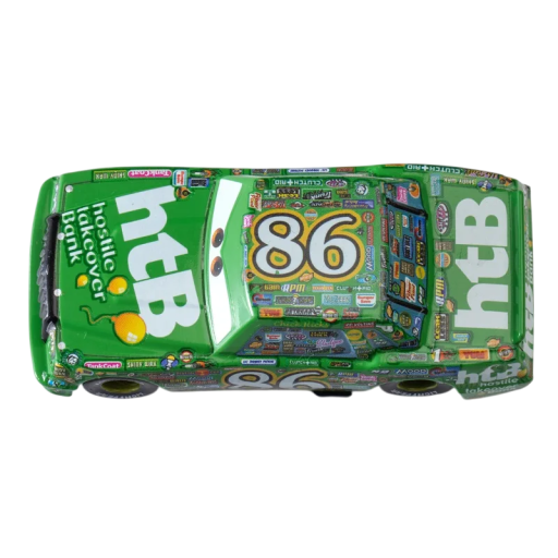 Mașină din aliaj model 1:55 Disney Pixar Cars 3 Englezul Chick Hicks jucărie metalică pentru copii Mașină de curse detaliată pentru fanii filmului