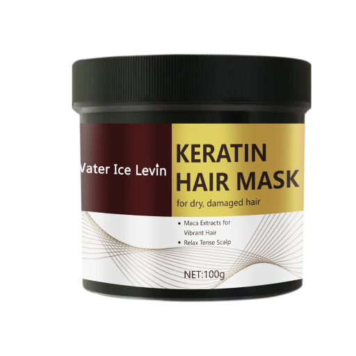 Masque à la kératine pour cheveux secs et abîmés 100 g Régénération profonde Restauration de la structure capillaire Nutrition et hydratation Soin