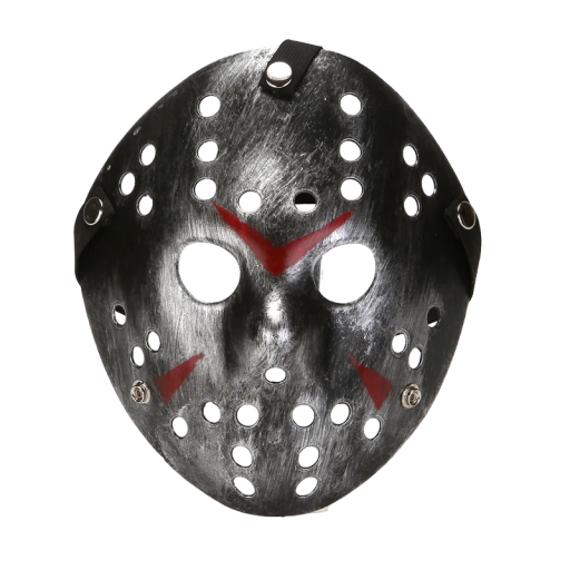 Masque de Jason de Vendredi 13. Masque d'Halloween Masque effrayant pour carnaval Accessoire de costume de Jason de Vendredi 13. Masque de hockey