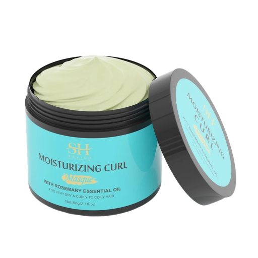 Masque pour cheveux bouclés Masque capillaire hydratant Masque de régénération capillaire Masque nourrissant pour cheveux bouclés 60 g