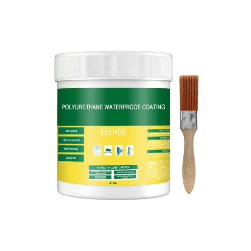 Mastic transparent étanche isolant 100g avec pinceau Protection contre l'eau et l'humidité, application facile