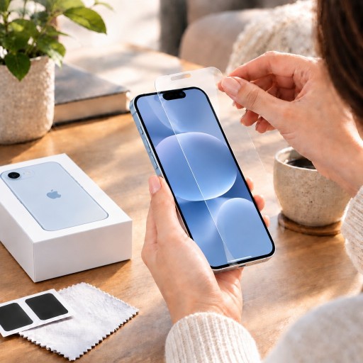 Matowe szkło ochronne dla iPhone 17 Air Przeciw odciskom palców i zarysowaniom Szkło hartowane odporne na stłuczenie Na ochronę wyświetlacza