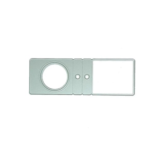 Matriz de corte metálica para etiqueta 14,5 x 5,2 cm em aço carbono para scrapbooking e fabrico de decorações em papel