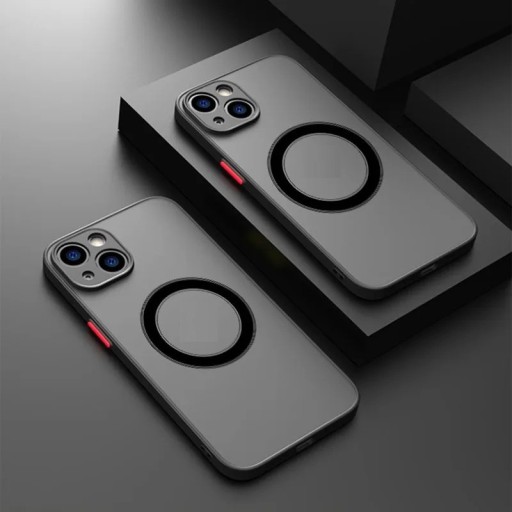 Mattapintainen suojakuori MagSafe-tuella iPhone 15 Pro Maxille