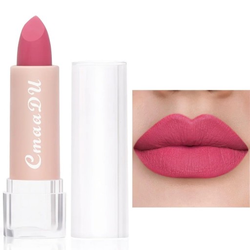 Matter Lippenstift mit wasserfestem Langzeiteffekt. Lippen-Make-up. Wasserfeste Kosmetik