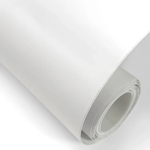 Mattweiße Autofolie 40x150cm Selbstklebende Vinyl-Schutzfolie für Karosserie und Motorräder