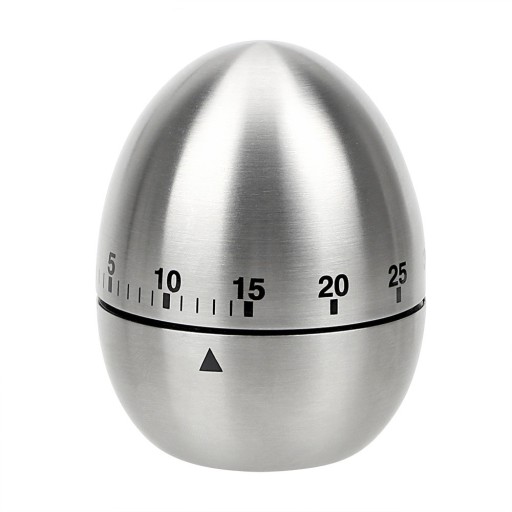 Mechanická minutka ve tvaru vajíčka