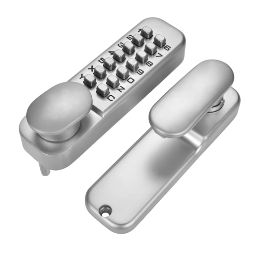 Mechanický kódový zámek na dveře bez klíče 35–50 mm číselná klávesnice bezklíčové zabezpečení pro vstupní dveře