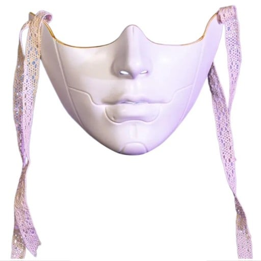 Mechanische halve robotmasker Cosplaymasker voor carnaval Halloween Verschillende kleuren Griezelige kostuumaccessoire