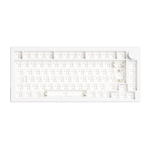 Mechanische ISO-Tastatur ohne Tasten Anpassbares RGB-Backlight 8000 mAh USB 2,4GHz USB-C Kabellose Gaming-Tastatur