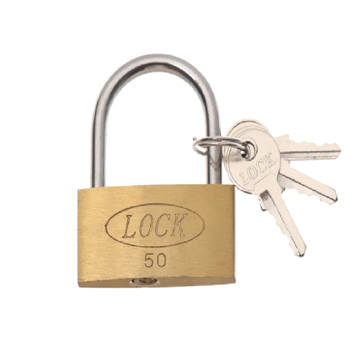 Měděný visací zámek 78 x 60 mm se 3 klíči kovový třmen 7 mm zlatý bezpečnostní zámek na vrata skříňky dveře