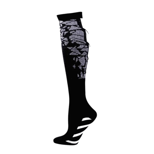 Medias de compresión contra varices Medias de compresión de algodón hasta la rodilla para deporte Contra varices V304