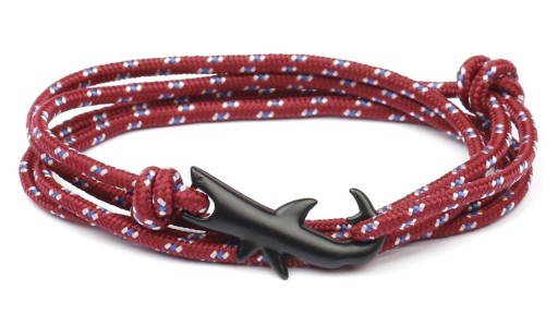 Meerlaagse armband met haaienmotief