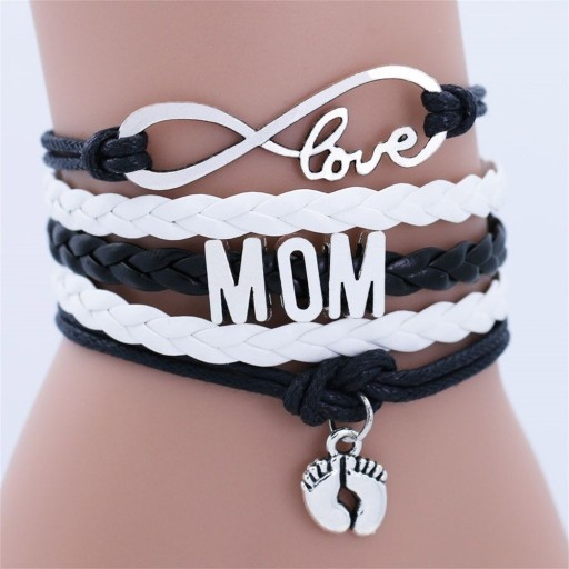 Meerlaagse mama-armband voor dames