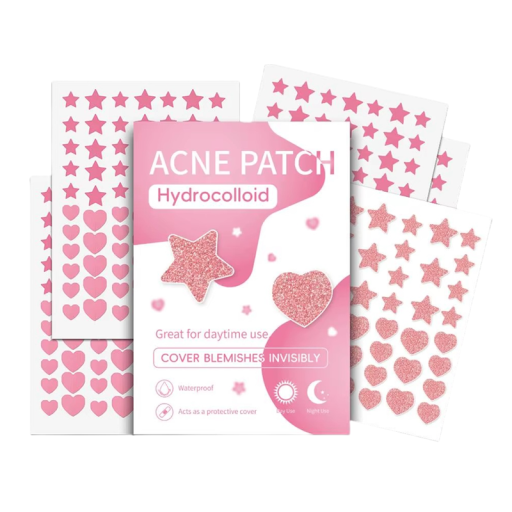 Méga paquet de 276 pcs de Patches anti-acné 6–10 heures Étanches Autocollants pour boutons Correcteur de visage Végan Cruelty Free