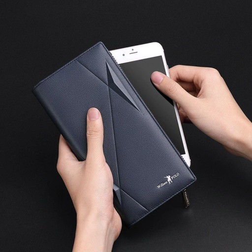 Μεγάλη ανδρική δερμάτινη πορτοφόλι M535