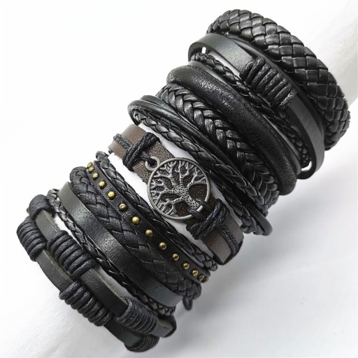 Mehrschichtiges Herrenarmband 10 Stk