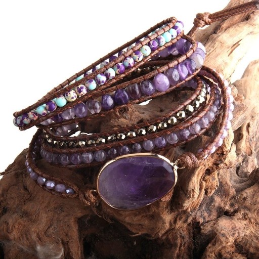 Mehrschichtiges Perlenarmband für Damen H322