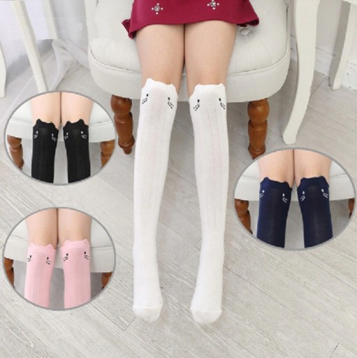 Meias até ao joelho para meninas - Gato