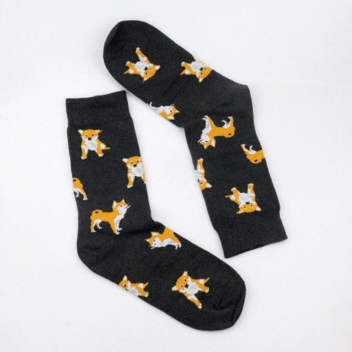 Meias com estampado de animais