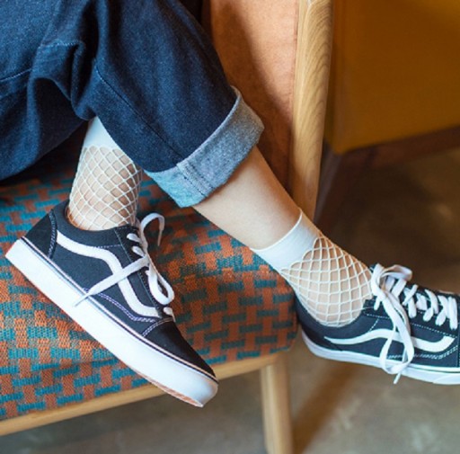 Meias de rede femininas