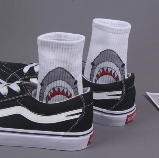 Meias para homem com tubarão