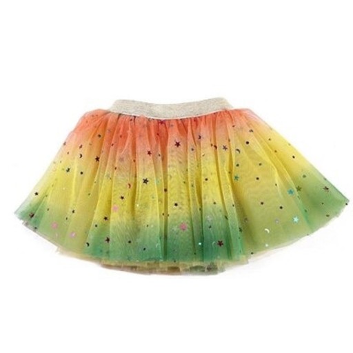 Meisjes kleurrijke rok L1006