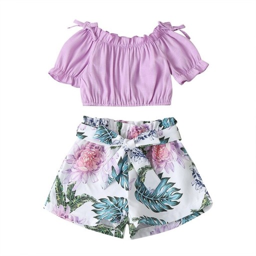 Meisjes T-shirt en short L1383