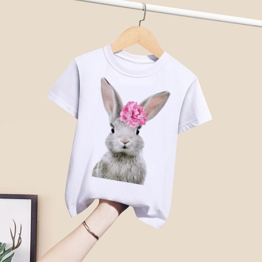 Meisjes T-shirt met dier B1612