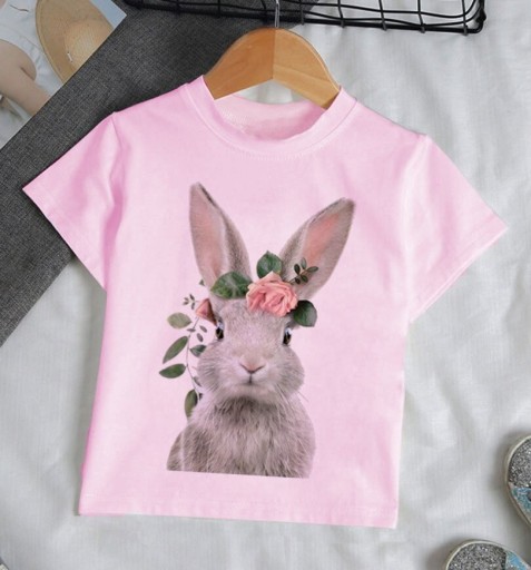 Meisjes T-shirt met dier B1646