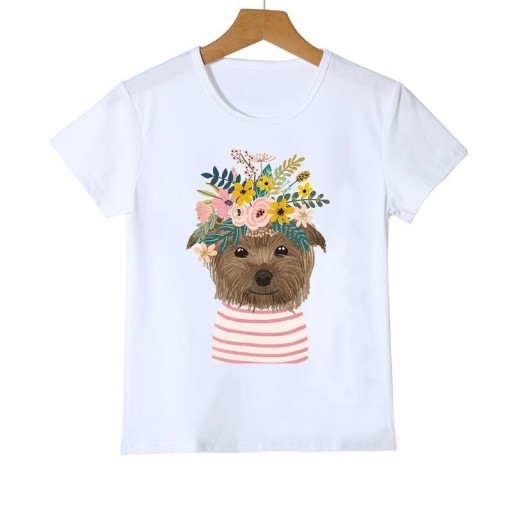 Meisjes T-shirt met dier J461