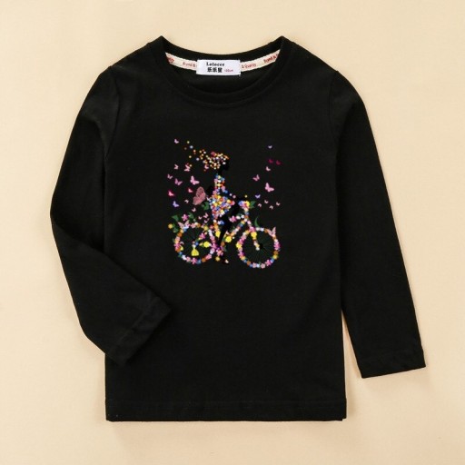 Meisjes T-shirt met lange mouwen T2507