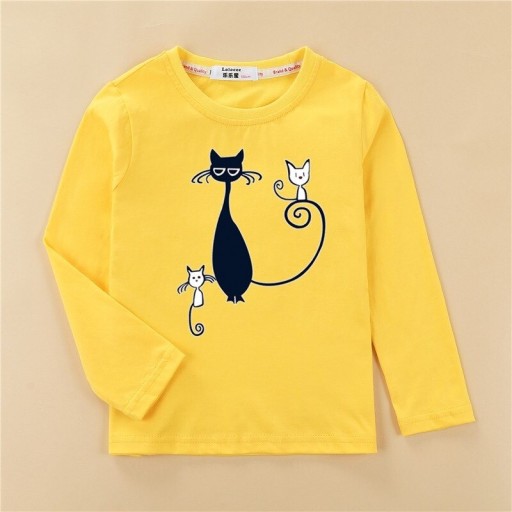 Meisjes T-shirt met lange mouwen T2554