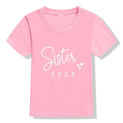 Meisjes T-shirt voor zussen B1658